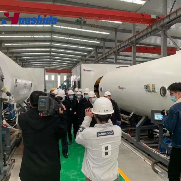 Automated Pre-Insulated HDPE Jacket Pipe Production Line For Chemical Industry