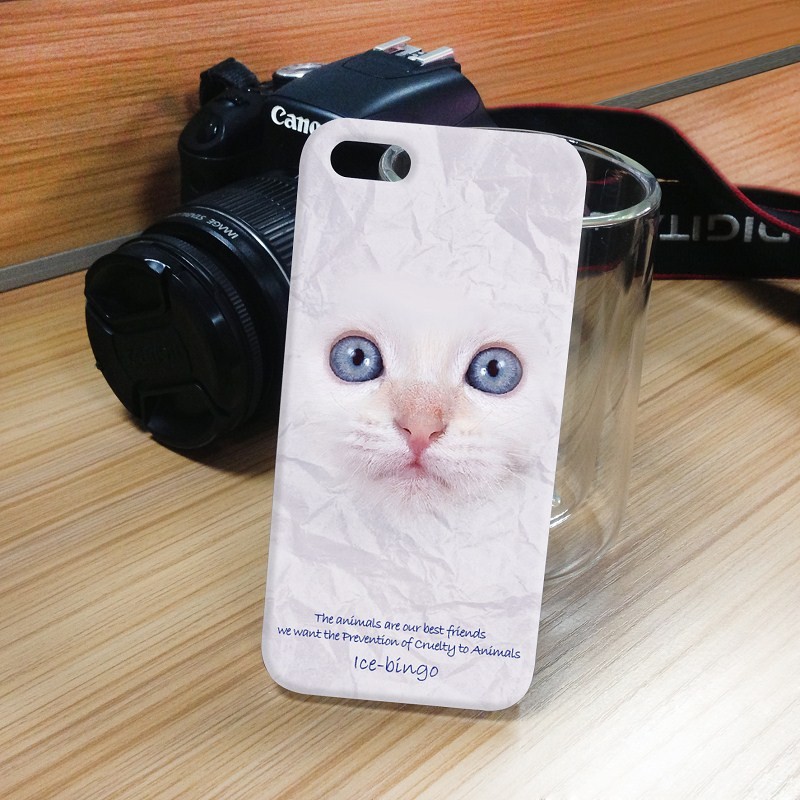 Cartoon PC Phone Case , Cute Animal Design For Iphone 5 Back Cover