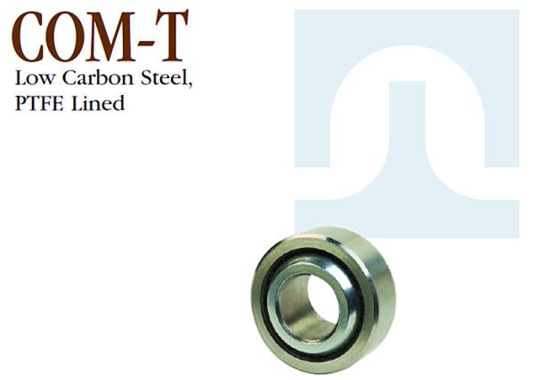Baixos rolamentos de esferas do aço carbono, COM - rolamentos de esferas PTFE do metal da série de T alinhados