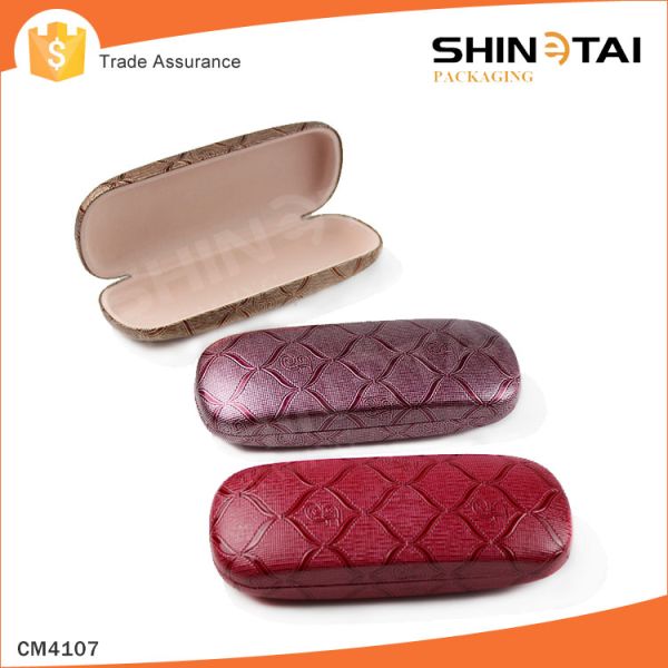 Белый PI Кожаные очки Чехлы для очков Чехлы для очков