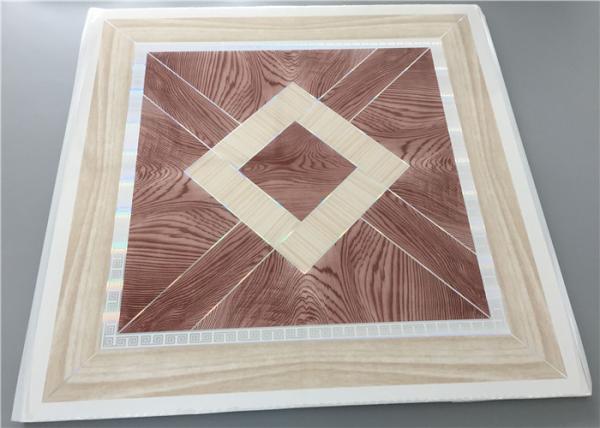 Light Weight Pvc Wall Tile Panels , Suspended Ceiling Tiles For Bathrooms