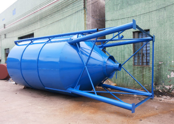 Bulk Powder Steel Storage Tanks 50T Welded Cement Bolted Dry Mortar Silo
