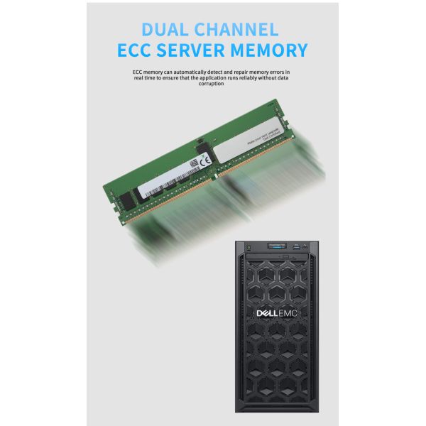 Изготовленная на заказ башня E-2224G сервера хранения Dell PowerEdge T40 Rackmount