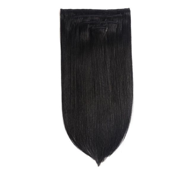 100% Human Hair Extensions Full Cuticle Double Drawn Real Raw Virgin Natural Remy Invisible Seamless Clip