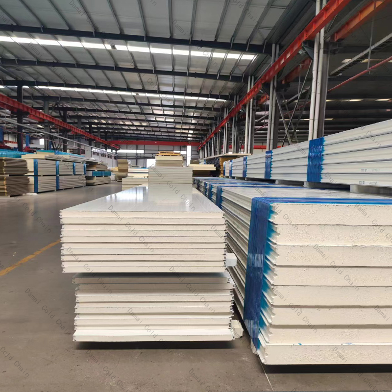 Panneaux isolants de chambre froide de 100 mm, 120 mm et 75 mm pour maintenir les fruits de mer frais