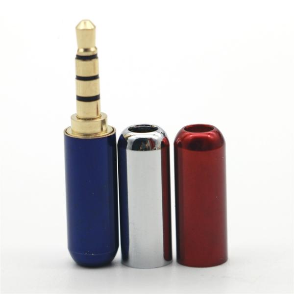 3.5Mm Plug 3/4 Pole 3.5Mm Headphone Audio Jack Adapter Gold Plated 3.5MM Stereo Plug