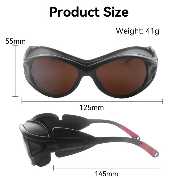 Laser goggles patch inside Laser glass 190-540nm 800-1700nm OD6 LASER 532 laser protection glasses laser protection co2 laser protection glasses laser protector laser protective 532 co2 laser pointer