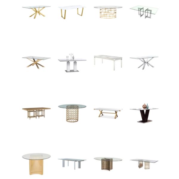 Space Saving Oblong Dining Room Table Wood Rectangle Custom