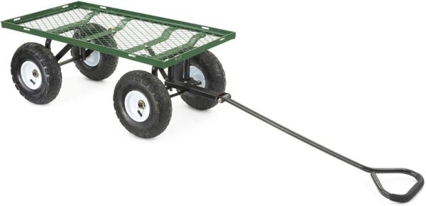 Outdoor Garden Heavy Duty Utility Portable Large Capacity Camping Collapsible Wagon Cart With All-Terrain Wheels