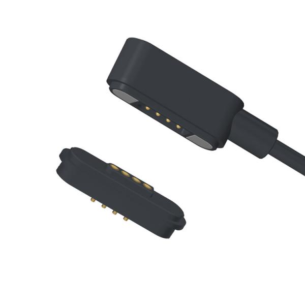 Conector de cable magnético de 4 pines masculino y femenino para productos para el hogar con cable TPE