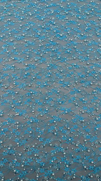 Luxary Beaded Embroidery Lace Fabric Durable and Elegant Lace Embroidery Fabric  Wedding Birthday Occasions Hight Quality Beaded Embroidery Lace