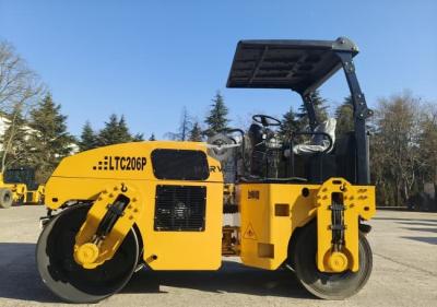6 Ton Tire Combined Vibratory Road Roller LTC206P Hydraulic Drive 36.8kw