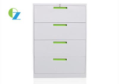 Steel Four Drawer Lateral File Cabinet For Office / Commercial / Educational
