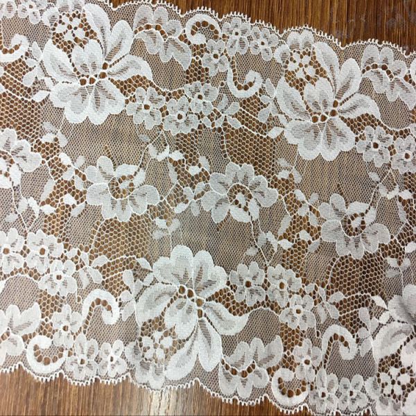18cm 2017 New Fashion Lace Border Strench Lace Edge in Black/Ivory color
