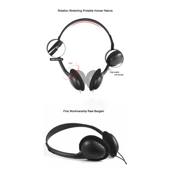 ABS Ear Cover Customize Logo Airline Headphones Best Seller Airline Earphone OEM Wired Disposable Earphones