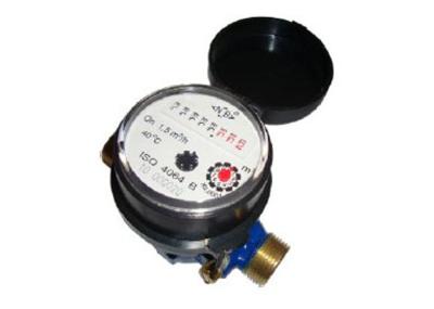 Medidor de água do jato da roda plástica da aleta multi para a medida volumétrico residencial
