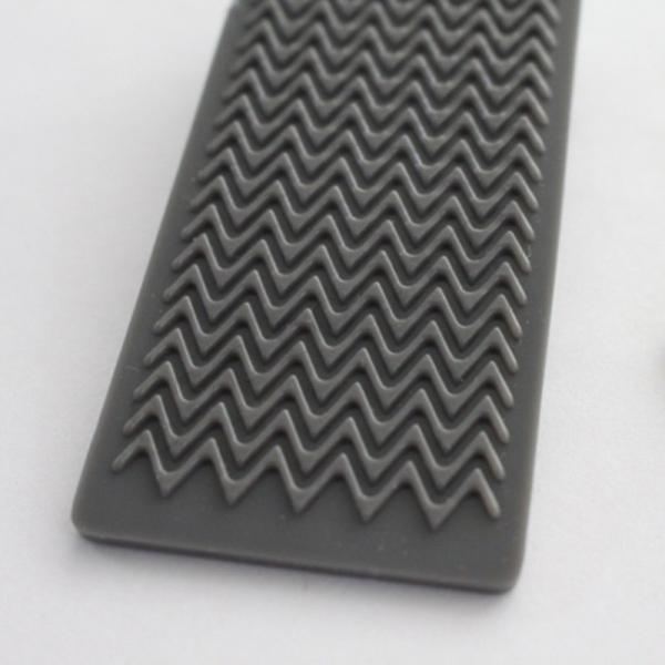 OEM Nonslip PVC Plastic Door Wedge 88x40x19mm Dark Grey Color