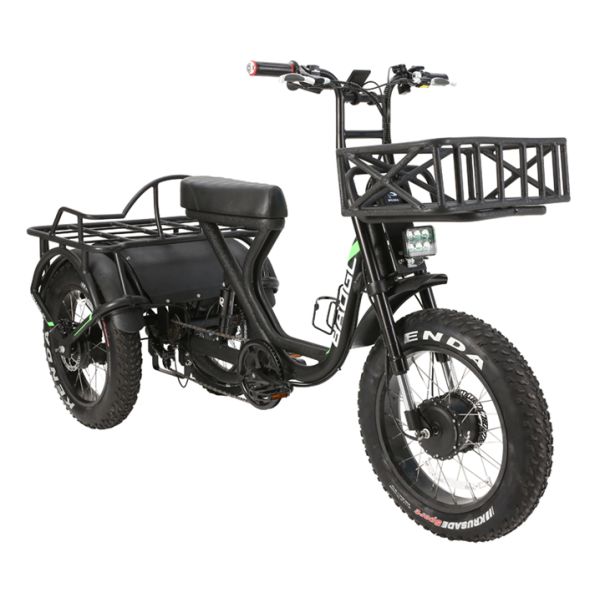 TM-BGL-ET02 Three Wheel Electric Bike , Rechargeable Electric Bicycle With Lithium Battery