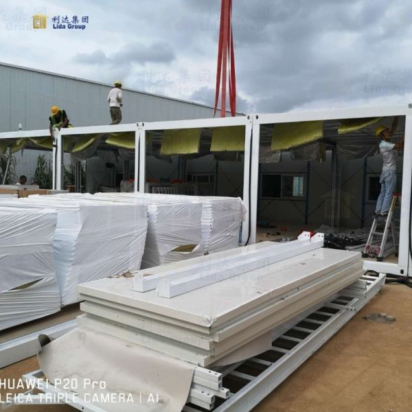 Office Mobile Container House Anti Rust Remote Operation Construction Container House