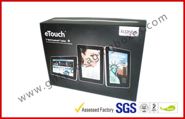 Full Color Printing Laptop Cardboard Box Packaging With Ivory Card Materials