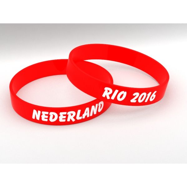 Silicone wristband bracelet Rio 2016 Brazil Olympics souvenir promotion gifts