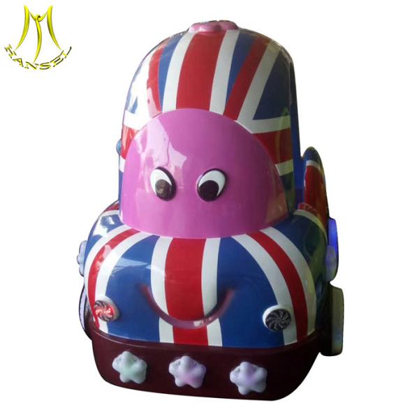 Hansel  2018 factory selling fiber glass kiddie rides coin fiber glass car rides