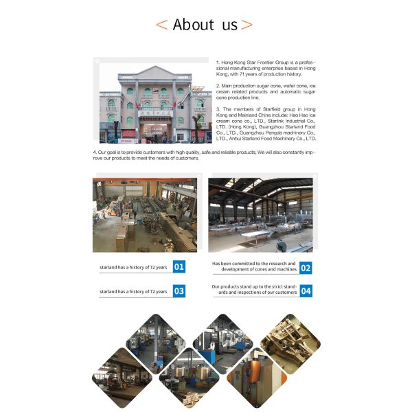 Ice Cream Rolled Cone Production Machine With 71 Cast Iron Baking Templates