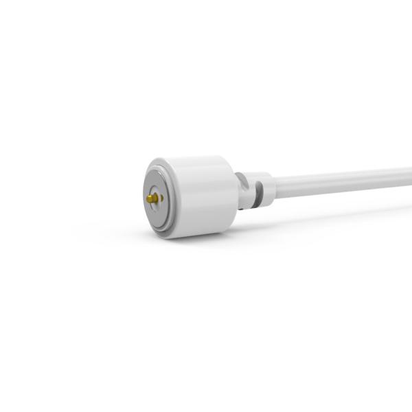 White LCP housing dia.8.0mm  circular male female magnetic cable connector
