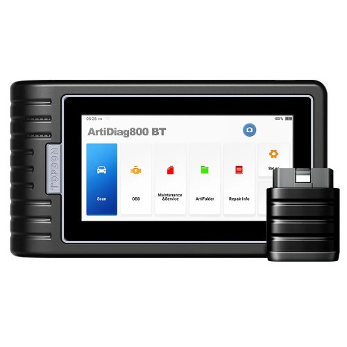 TOPDON Artidiag 800 BT Mid-level All System Diagnostic Tool with 28 Service Functions Free Lifetime Upgrade Multi-Language