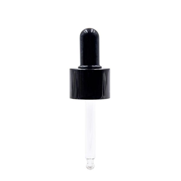 Bright Black Center Ring Plastic Dropper Pipette Cap 18 410 Anodized