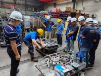 Máquina escavadora solar fotovoltaico Crane Vibro Hammer da pilha