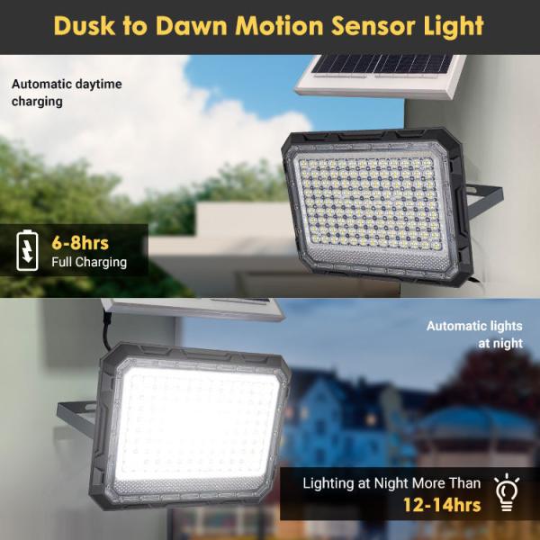 150w Five-in-one LED Beads Solar Powered Panel Outdoor Security Led Garden Flood Lights