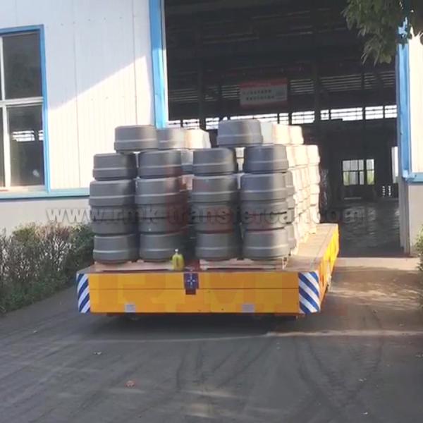 Battery Powered DC Motor 10 tons Stainless Steel Materials Electric Die Transfer Cart