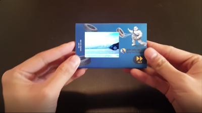 Folded Video Screen Brochure Video Greeting Card For Promotion Advertising