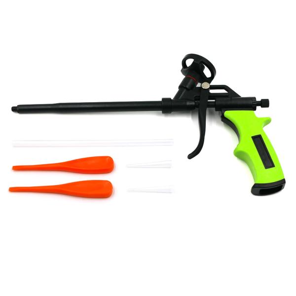 CE  Green Manual Spray Foam Gun Foam Caulking Gun Easy To Clean