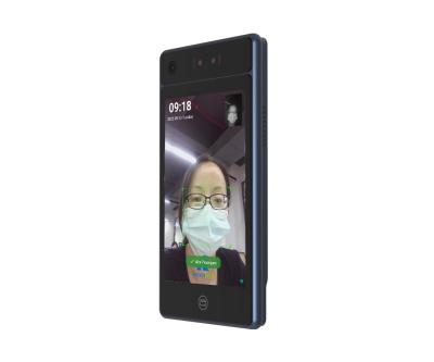 Silver Big Screen AI Facial Recognition Time Attendance System 10.1 Screen