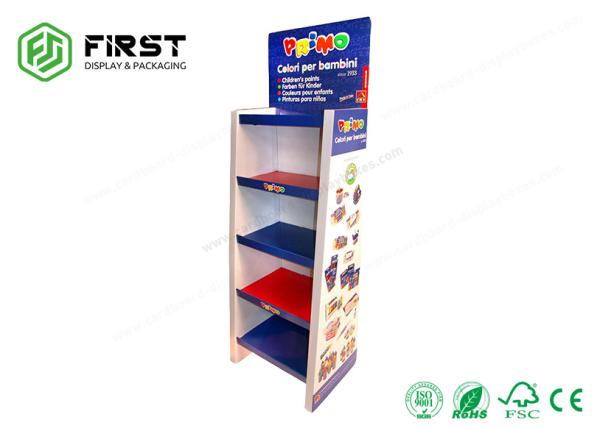 OEM Customized Printing Promotional Recycling Paper Floor Cardboard Display Stand