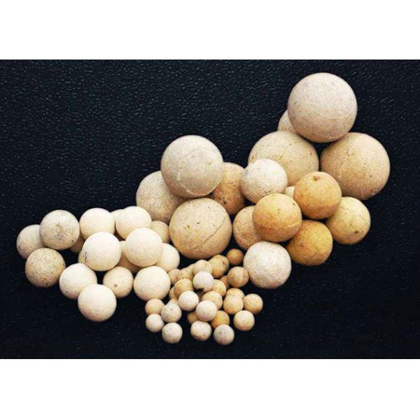 Low Creep High Alumina Refractory Ball For Hot Blast Stove Of Steel Making 70% Al2O3
