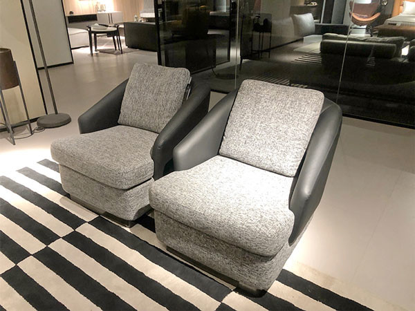 Серый цвет итальянские 78cm стула акцента Wingback софы Seater черного серого цвета высокий задний одиночный