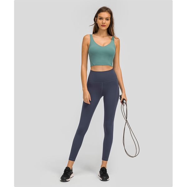 High Waist Push Up Womens Yoga Pants Workout Fitness Pocket Sports Tights Active
