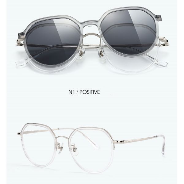 UNISEX ЗАЖИМ НА 96005 EYEGLASSES ОБЪЕКТИВА TAC PORLARIZED РАМКИ МЕТАЛЛА ОПТИЧЕСКИ