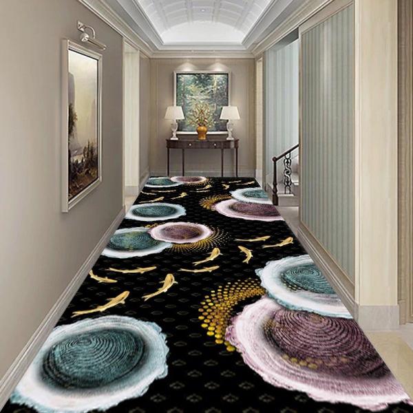 3D Printed Commercial Floor Mat Carpet Runner For Hallway 60cm 80cm 100cm width