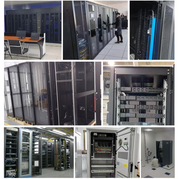 Установка основного блока распределения силы PDU IP20 горизонтальная
