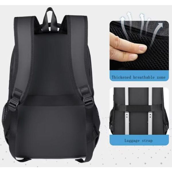 Lightweight Waterproof Nylon Comfortable Business Laptop Backpack With Usb