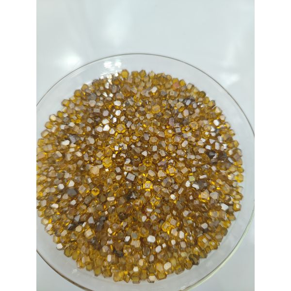 Форма башни HPHT Лабораторно выращенные алмазы Желтый моно большой алмазный камень