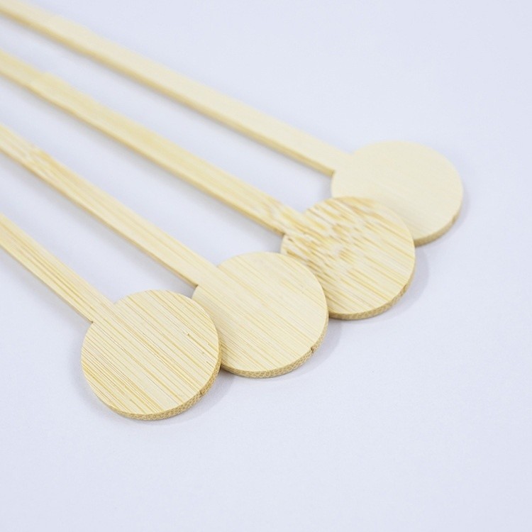 Natural Custom Wood Coffee Tea Stirrer Sticks Biodegradable Individually Eco-friendly