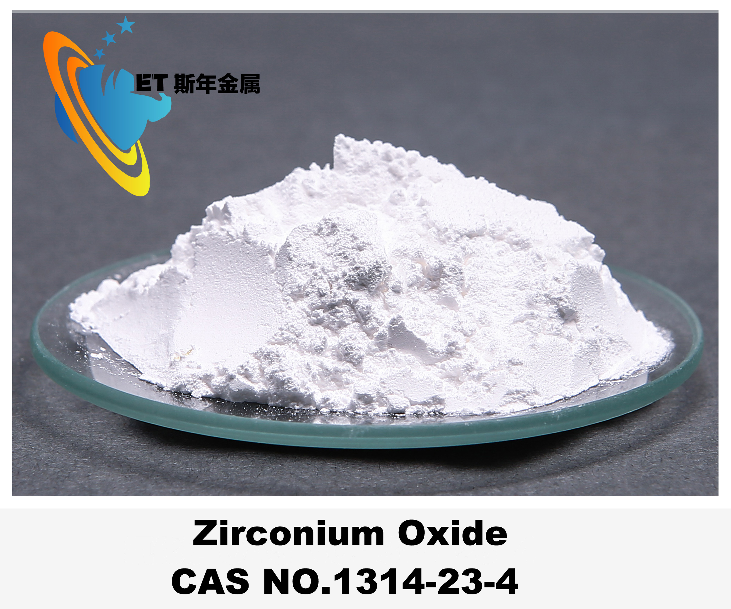 Refractory Linings Zirconium Oxide ZrO2 99.5%-99.99% Purity