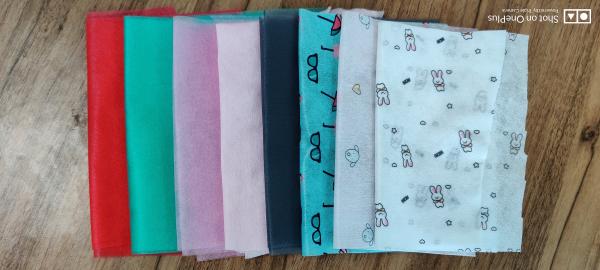 colorful nonwoven fabric for face mask pink/green/red/BLACK/GREY