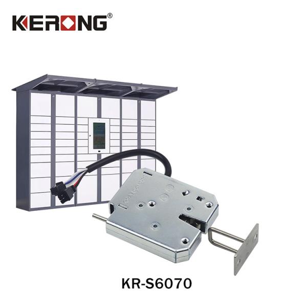 Carbon Steel Plated Blue Zinc Solenoid Electric Lock For Express Cabinet