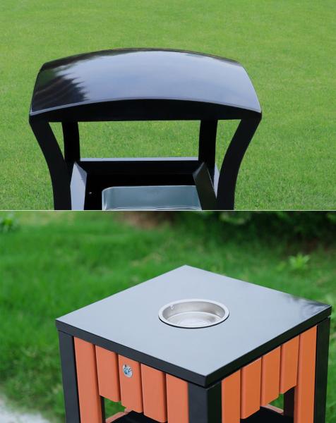 Outdoor Large Classification Bin Manufacturers Hotel Hospital Sanitation Bin Park Scenic Area Stainless Steel Sorting Trash Bin
